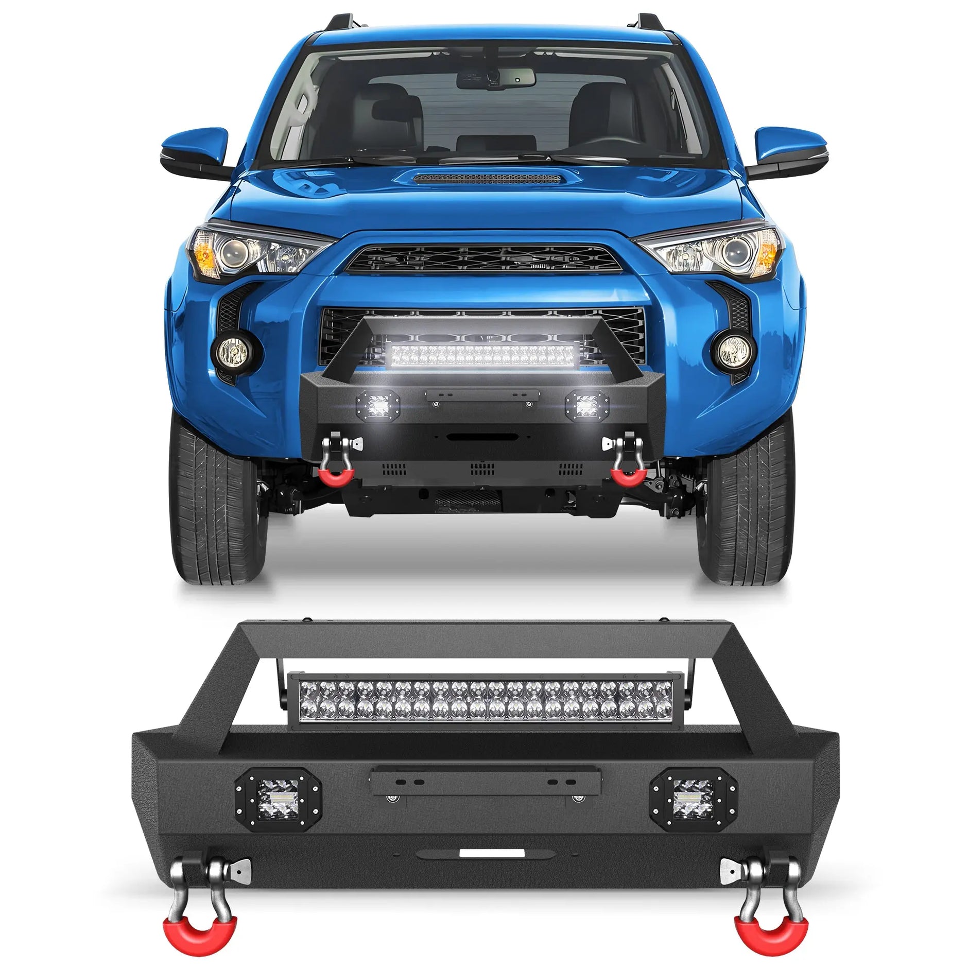 パーツ 4runner 1996-2002 3rd Gen 4Runner Open Wing Hybrid Front Bumper