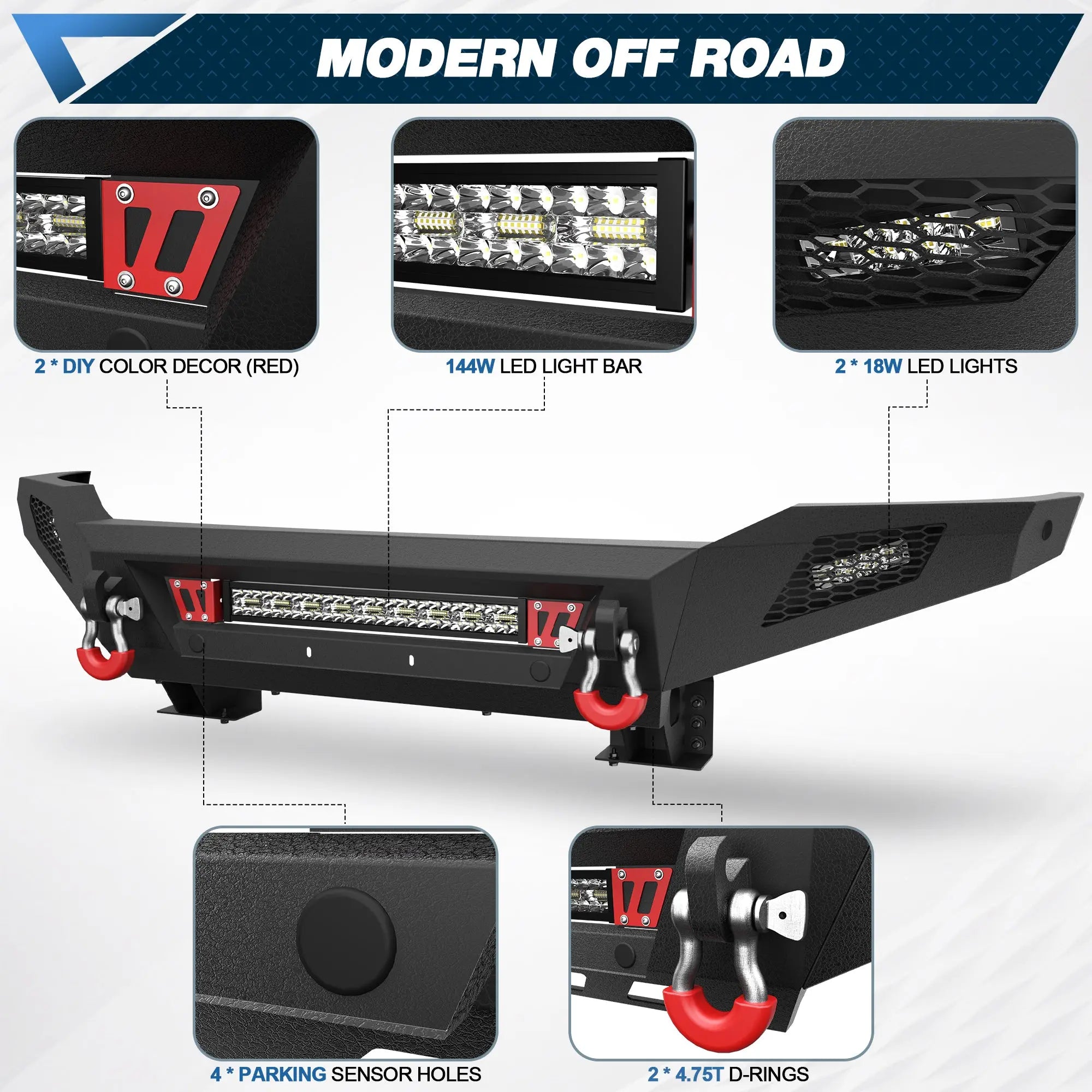 Front Bumper for 2007-2013 Tundra POFENZE