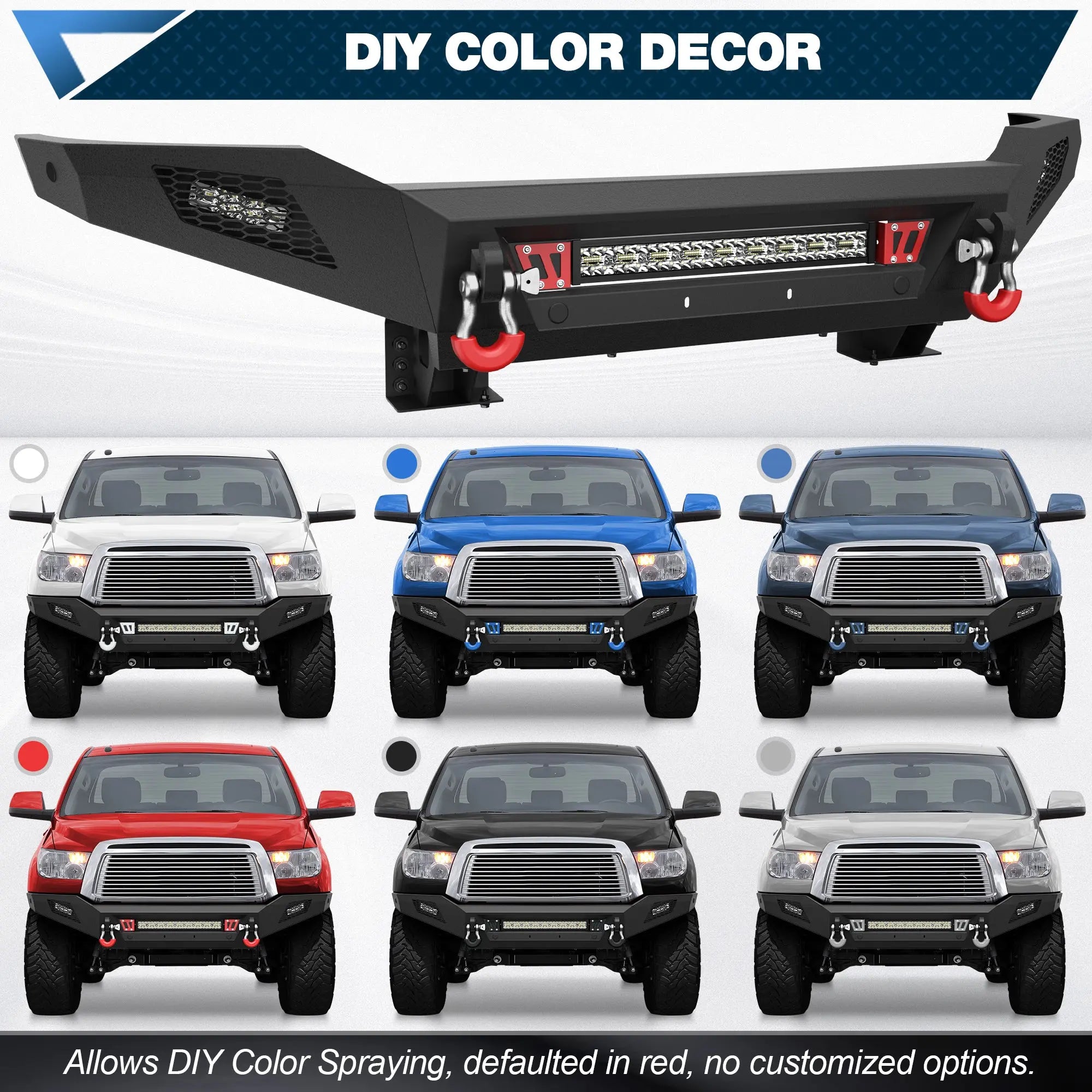 Front Bumper for 2007-2013 Tundra POFENZE