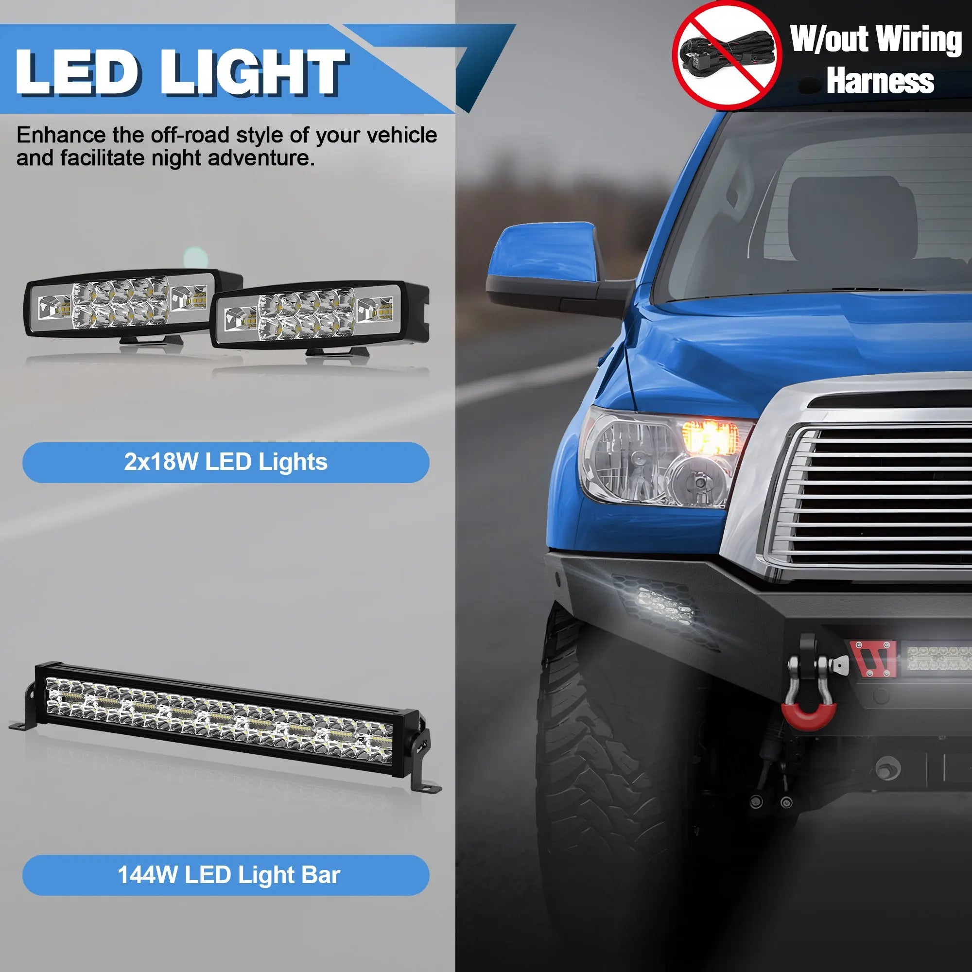 Front Bumper for 2007-2013 Tundra POFENZE