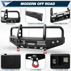 Front Bumper for 2007- 2023 Toyota Land Cruiser LC76/LC78/LC79 POFENZE 