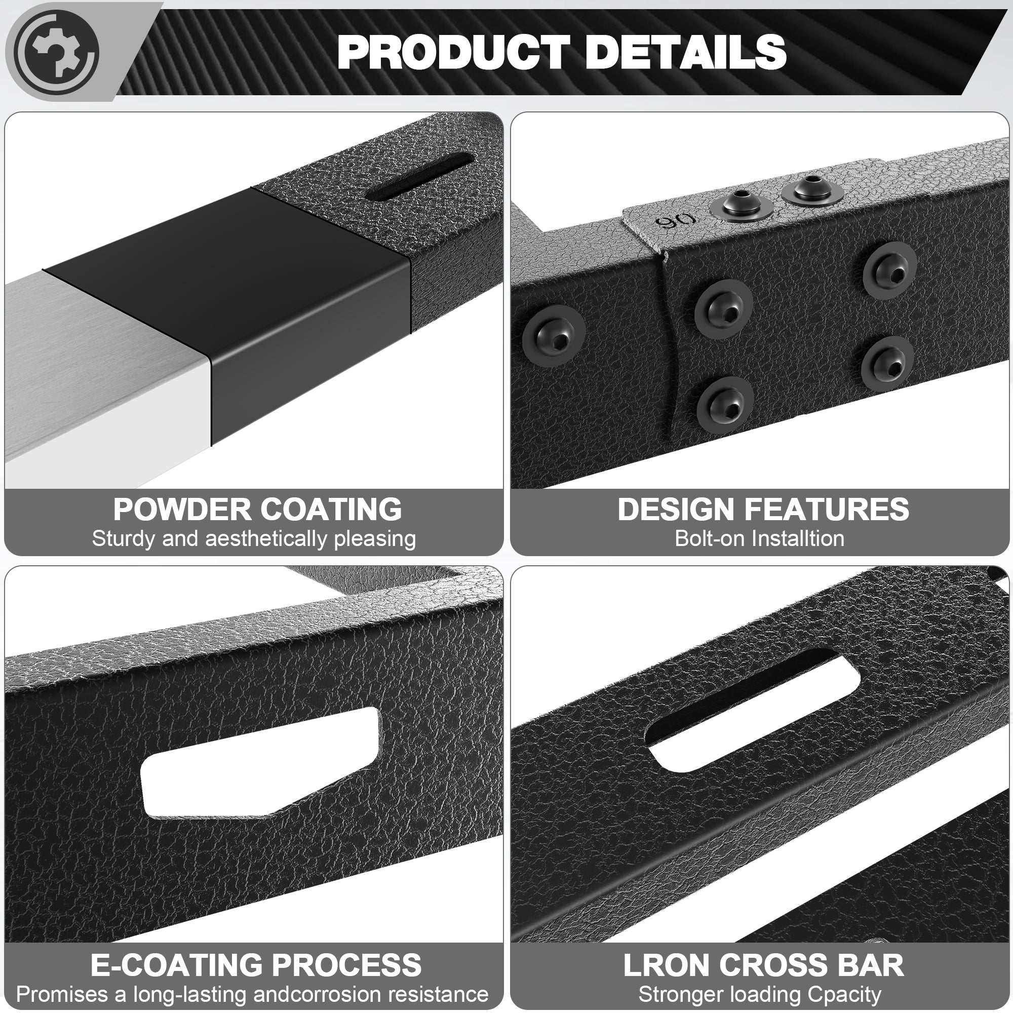 GX470 Roof Rack for 2003-2009 Lexus GX470 Easy Install Roof Rack Cargo Baskets POFENZE