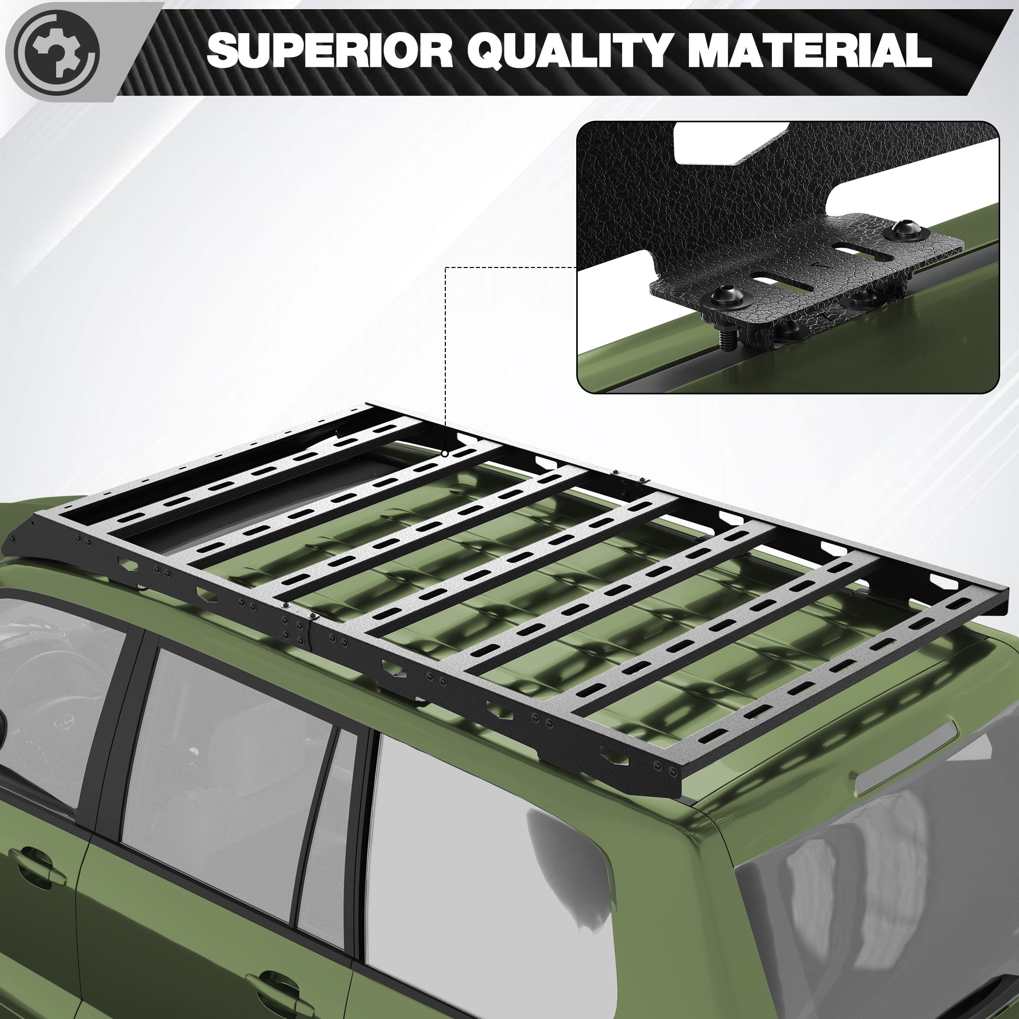 GX470 Roof Rack for 2003-2009 Lexus GX470 Easy Install Roof Rack Cargo Baskets POFENZE