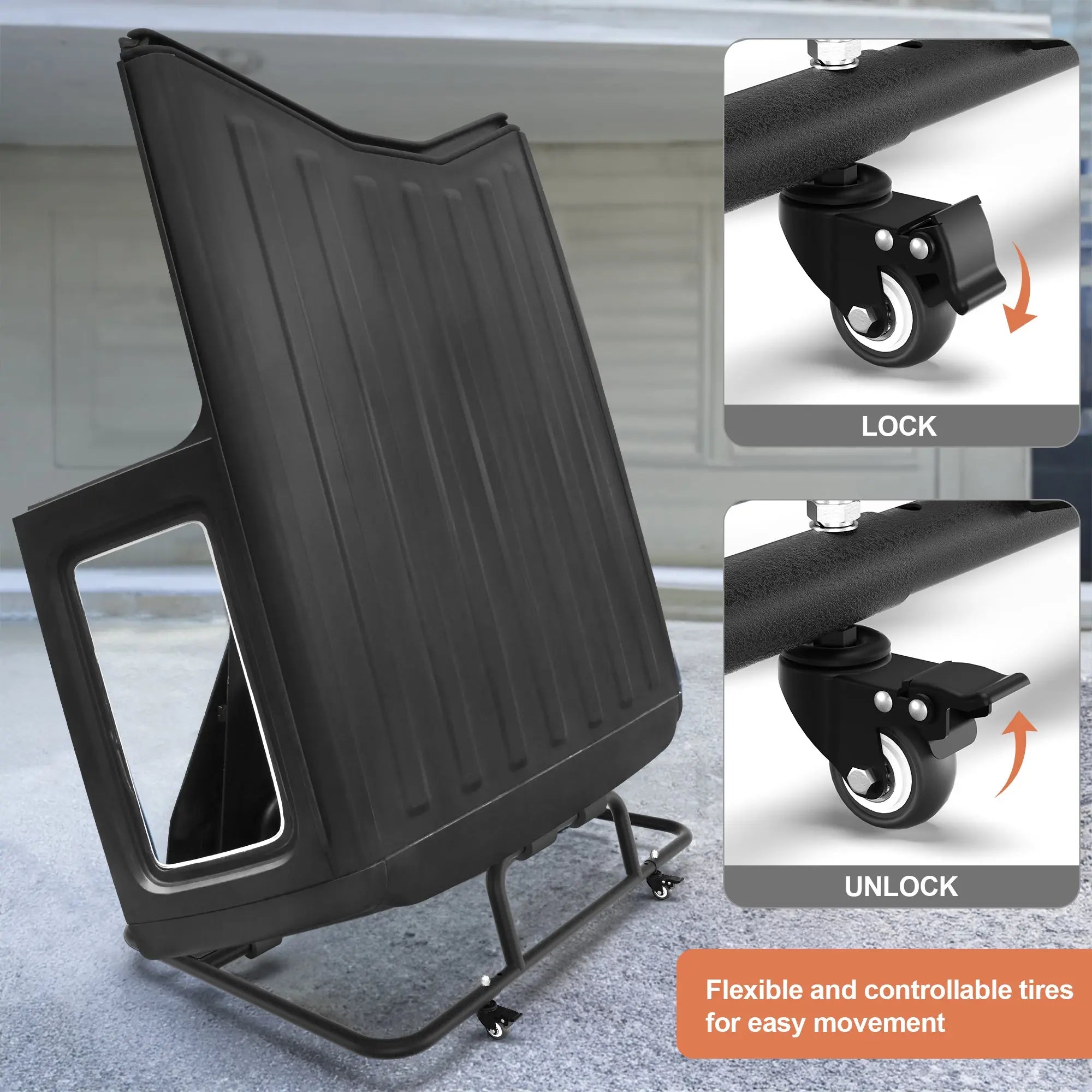 Hardtop Storage Rack, Sliding 3-Piece Storage System Fits for Jeep Wrangler CJ-7 YJ TJ JK JL 1976-2025, Upgrade Hard Top Carrier and Roof Storage POFENZE