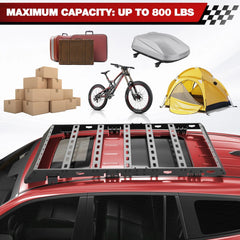 Honda Pilot Roof Rack For 2016-2022 Honda Pilot 800 LBS Aerodynamic Rooftop Rack