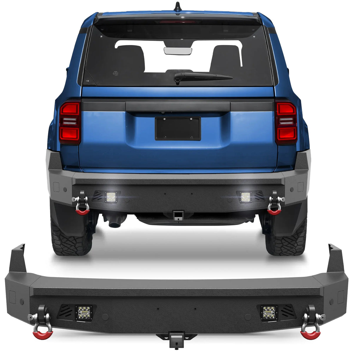 LC250 Rear Bumper Compatible with 2024 2025 2026 Toyota Land Cruiser LC250 - POFENZE