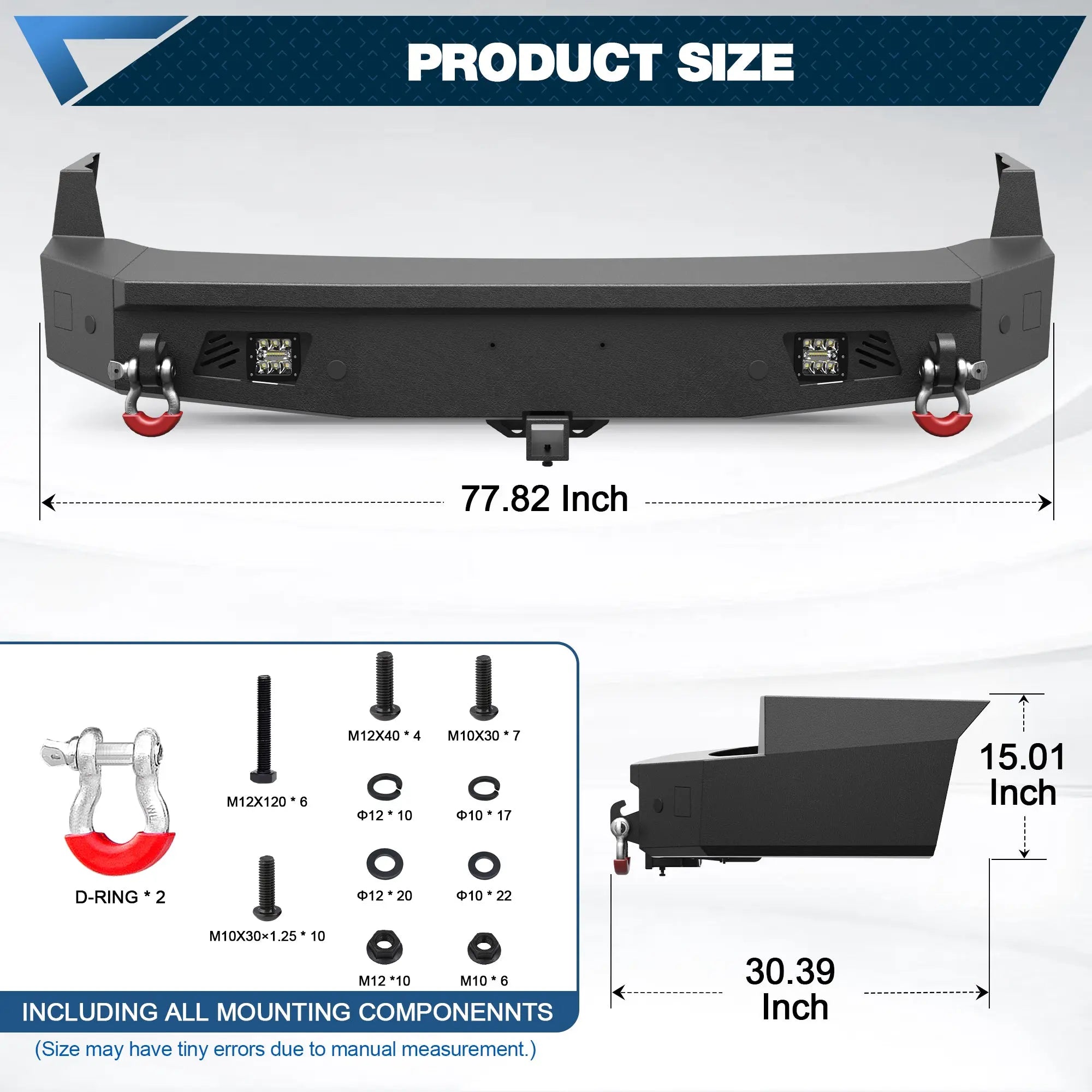 LC250 Rear Bumper Compatible with 2024 2025 2026 Toyota Land Cruiser LC250 - POFENZE