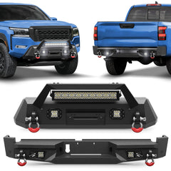 Nissan Frontier Front Bumper and Rear Bumper for 2022 2023 2024 Nissan Frontier - POFENZE
