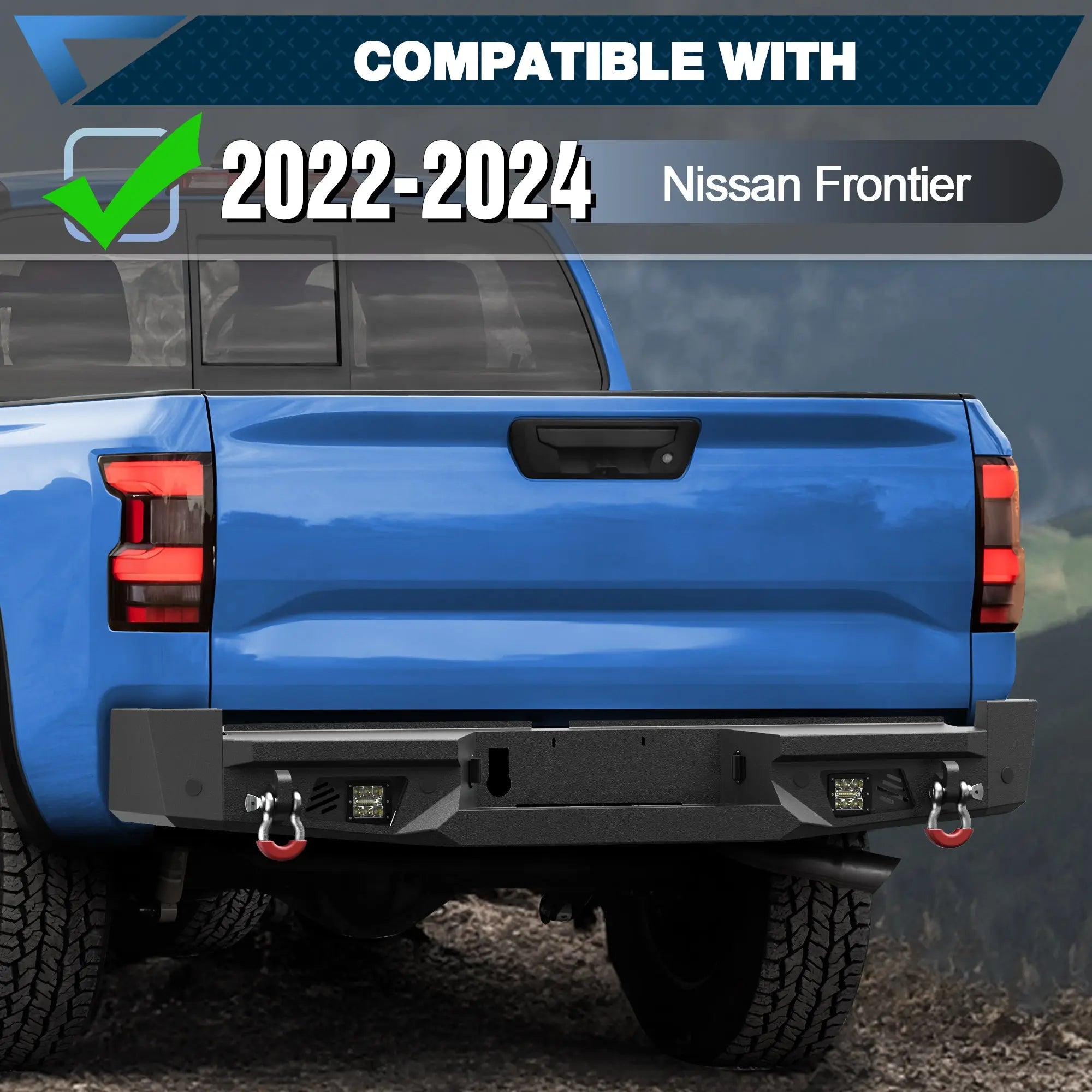 Nissan Frontier Front Bumper and Rear Bumper for 2022 2023 2024 Nissan Frontier - POFENZE
