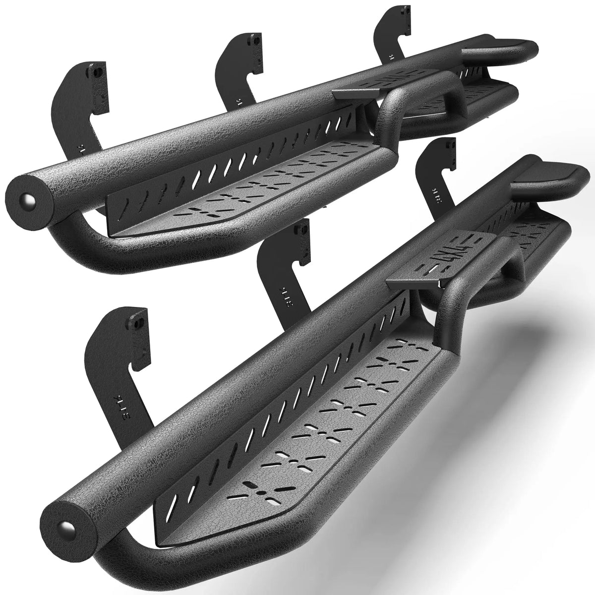 Nissan Frontier Running Boards Side Steps Compatible with 2005-2026 Nissan Frontier Crew Cab Black Nerf Bars
