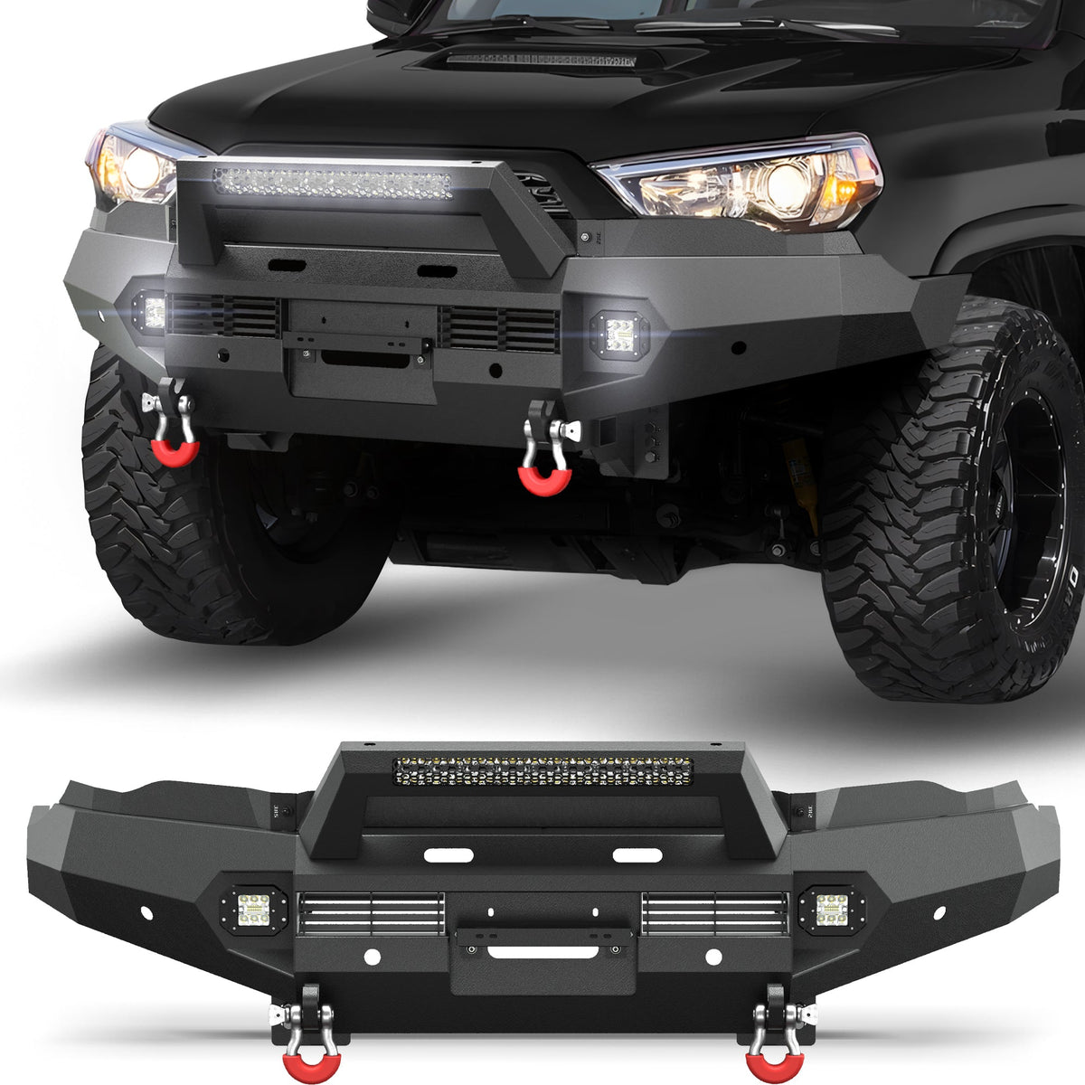 POFENZE 4Runner Front Bumper Fits 2015-2024 Toyota 4Runner 5th Gen POFENZE 