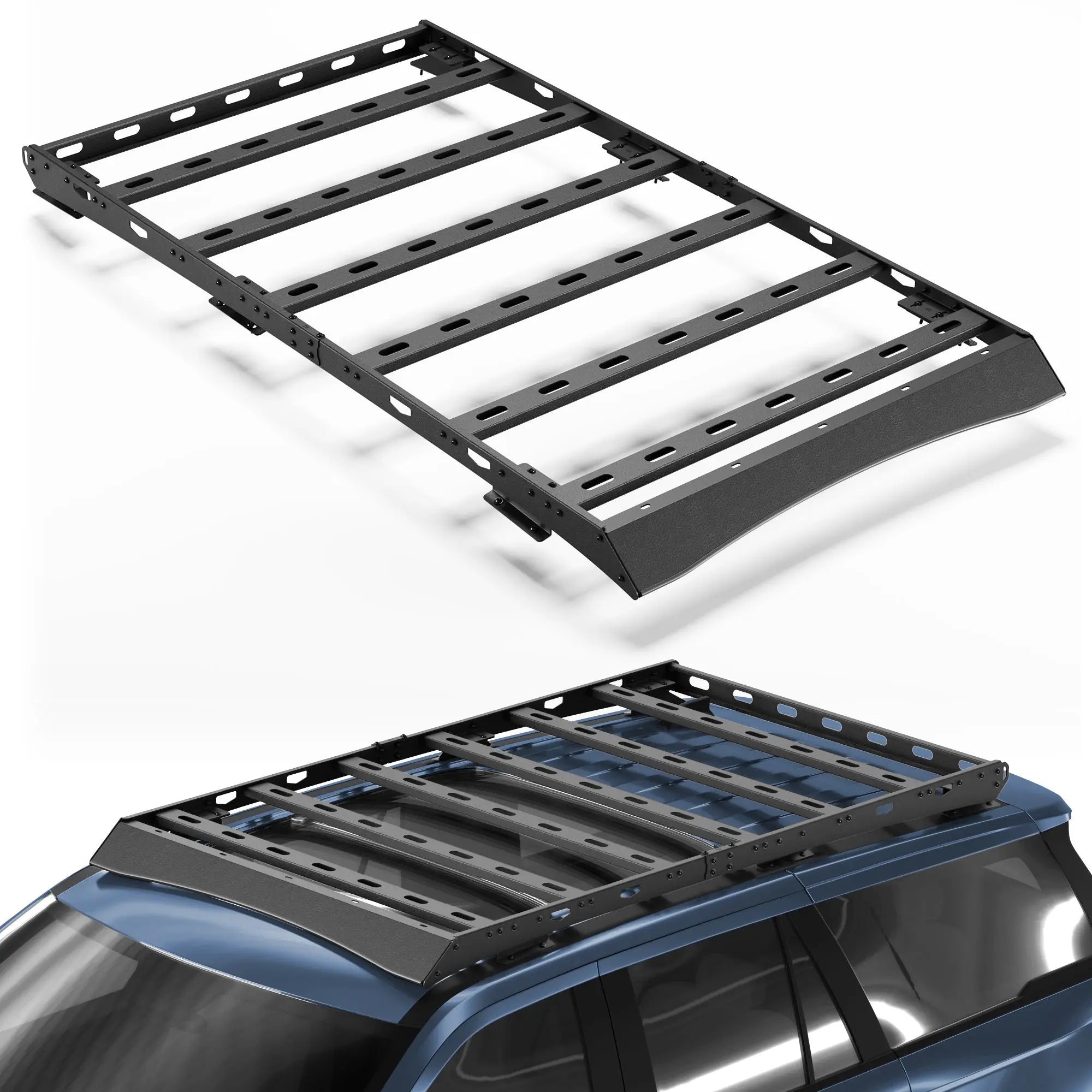 POFENZE For 2018-2025 Ford Expedition Roof Rack Heavy Duty 96" Roof Rack 800LBS Capacity Cargo Basket Carrier for Camping, Overlanding, Road Trip POFENZE