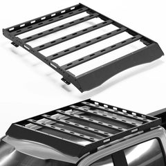 POFENZE For 2023 2024 2025 Ford F250/F350/F450 Roof Rack Overlanding Car Roof Cargo Carrier with Lights POFENZE
