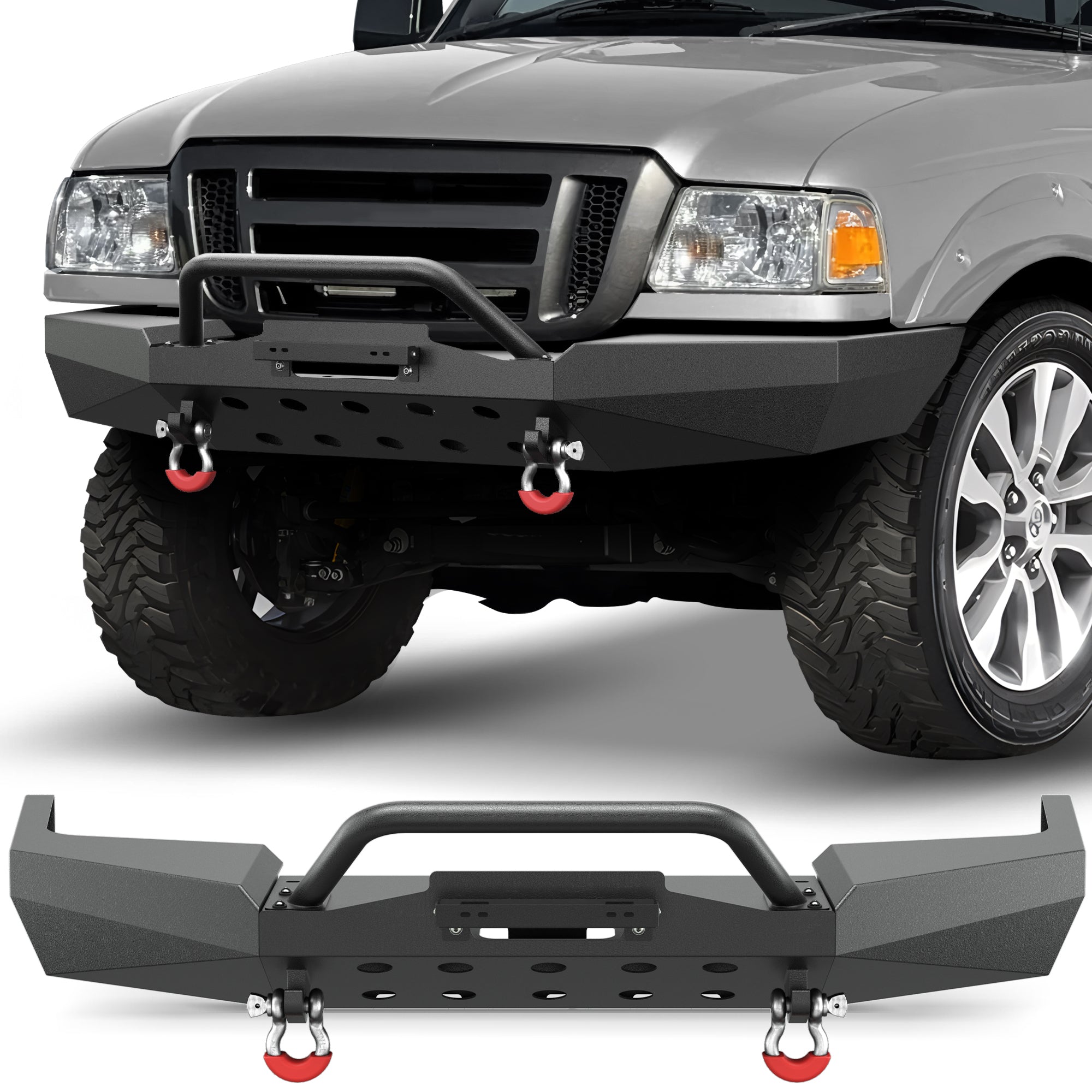 POFENZE Front Bumper for 1998-2011 Ford Ranger POFENZE 