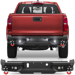 POFENZE Heavy Duty Truck Front Bumper for 2015-2022 Chevrolet Colorado (Exclude ZR2) and 2015-2022 GMC Canyon - POFENZE