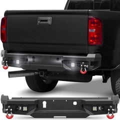 POFENZE Heavy Duty Truck Front Bumper for 2015-2022 Chevrolet Colorado (Exclude ZR2) and 2015-2022 GMC Canyon - POFENZE