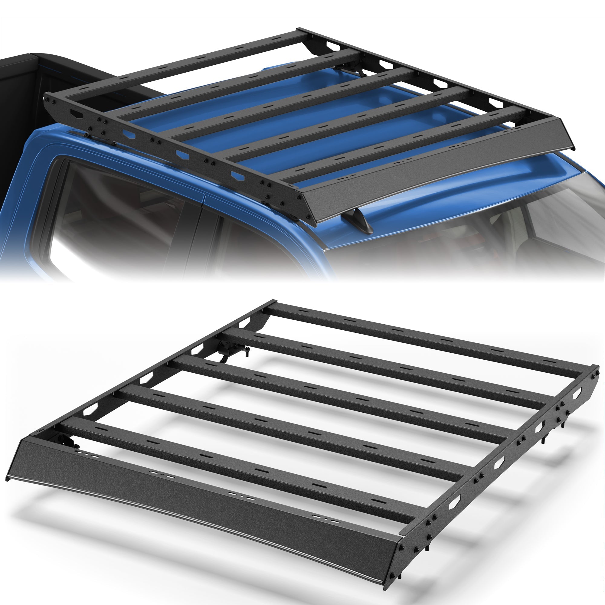 POFENZE Roof Rack for 2019–2025 Chevy Silverado 1500 2500 Crew Cab POFENZE 