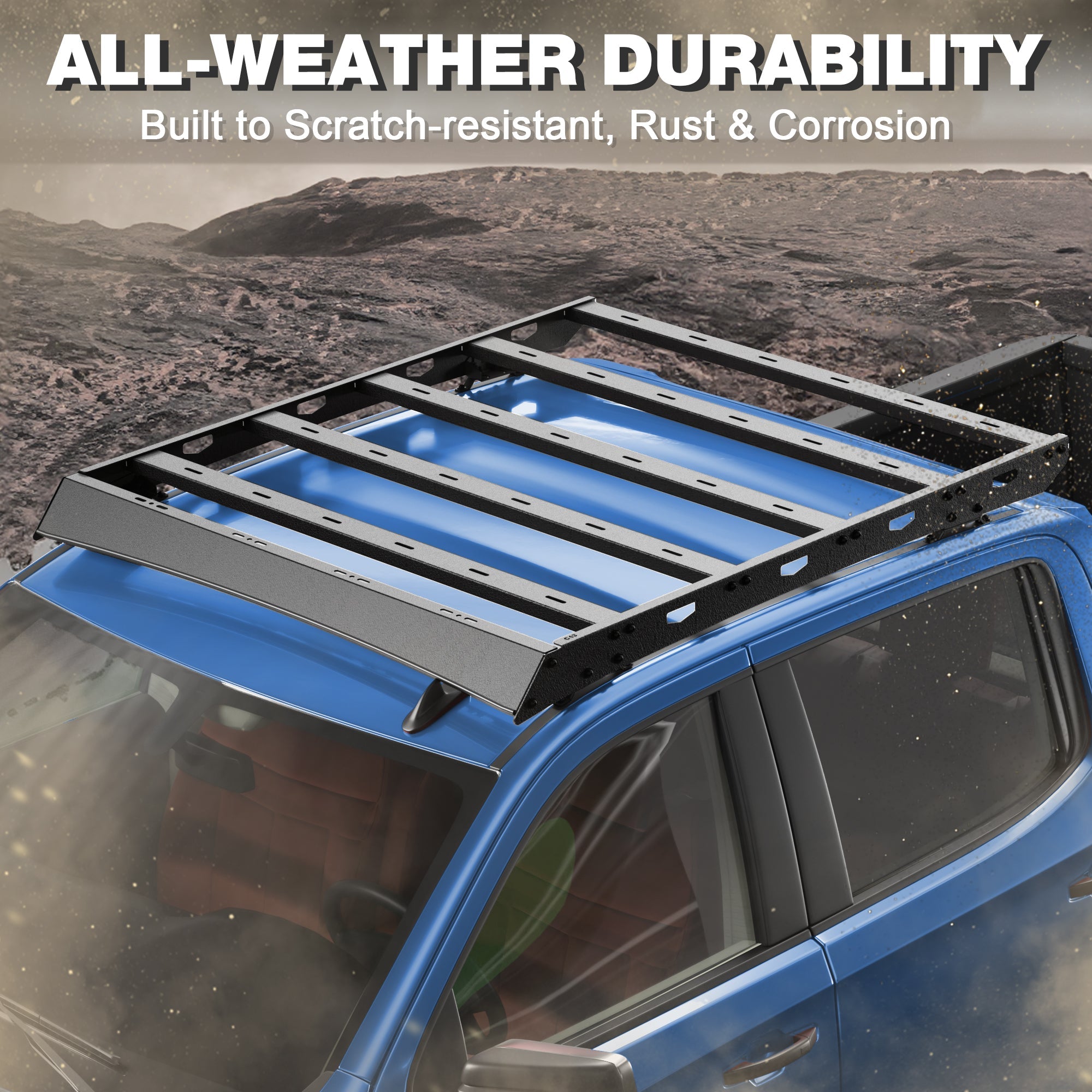 POFENZE Roof Rack for 2019–2025 Chevy Silverado 1500 2500 Crew Cab POFENZE 