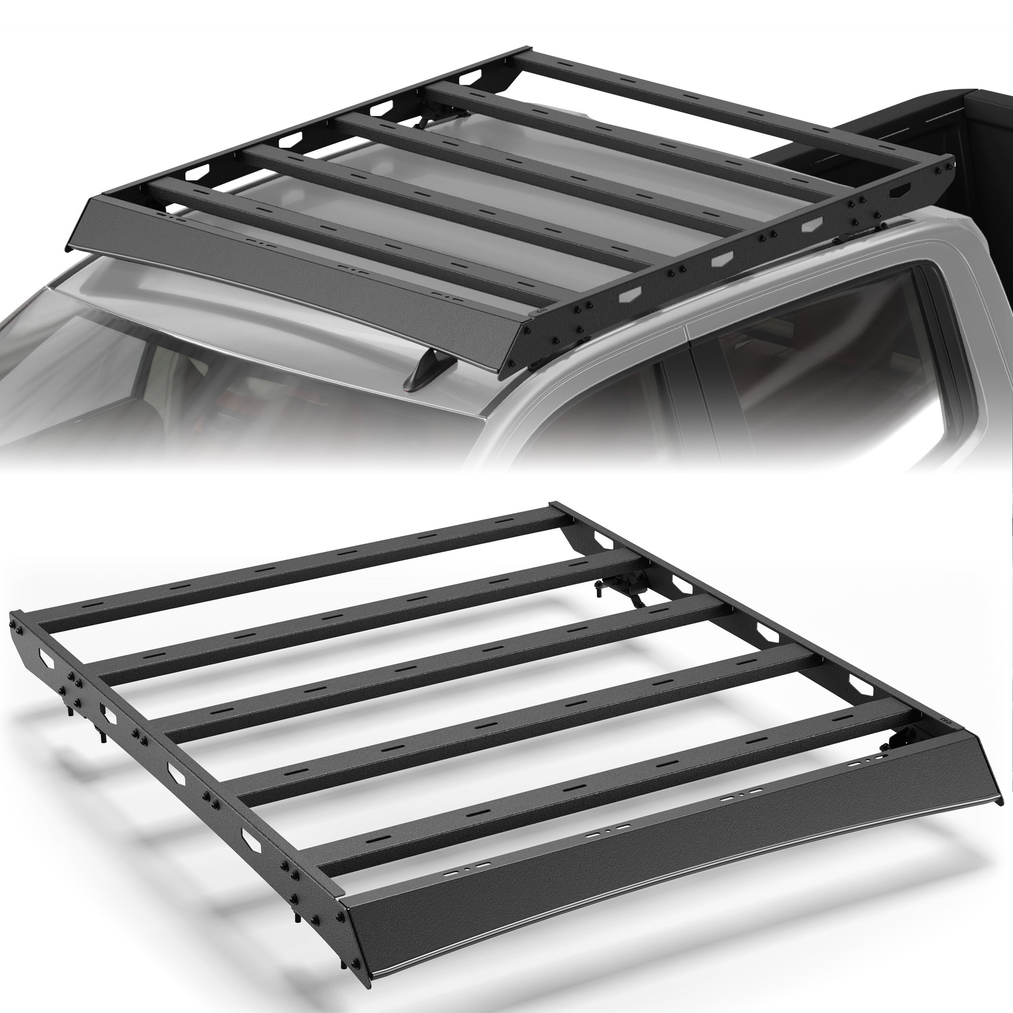 POFENZE Roof Rack for 2019–2025 Chevy Silverado 1500 2500 Crew Cab POFENZE 