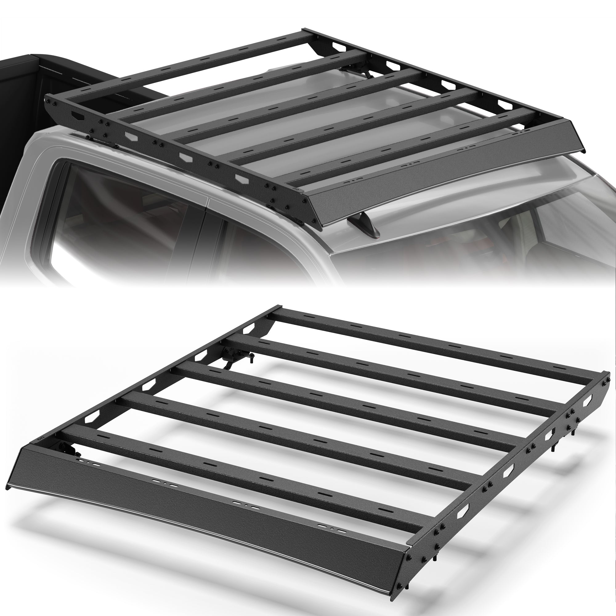 POFENZE Roof Rack for 2019–2025 Chevy Silverado 1500 2500 Crew Cab POFENZE 