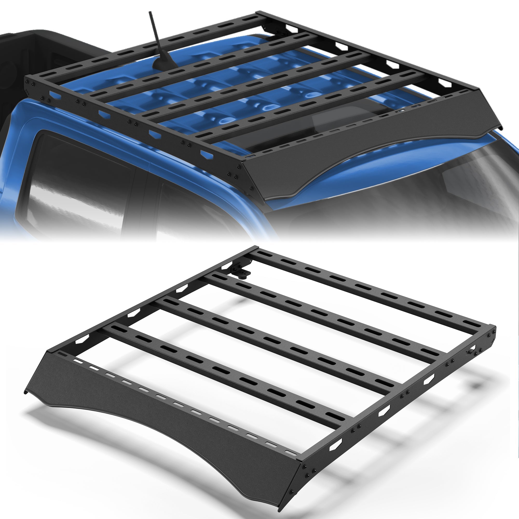 POFENZE Roof Rack for 2022-2025 Ford Maverick, Full Platform Steel Roof Rack, Drill-On, 800 lbs Static Capacity POFENZE 