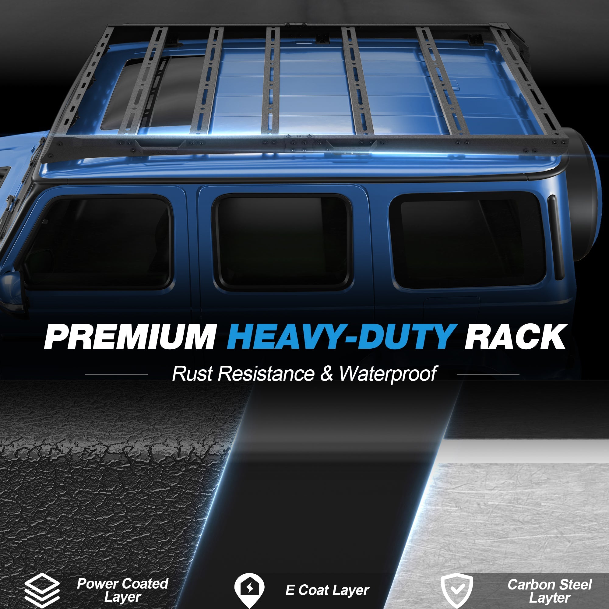 POFENZE Roof Rack with Ladder for 2019–2026 Mercedes-Benz G-Class G500 G550 G63 POFENZE 