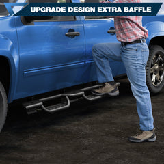 POFENZE Running Boards Side Steps for 2007-2018 Chevy Silverado & GMC Sierra 1500/2500HD/3500HD Extended Cab POFENZE 