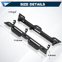 POFENZE Running Boards Side Steps for 2015-2026 Chevy Colorado & GMC Canyon Crew Cab POFENZE 