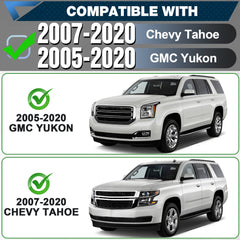 POFENZE Running Boards for 2007-2020 Chevy Tahoe, 2005-2020 GMC Yukon POFENZE 