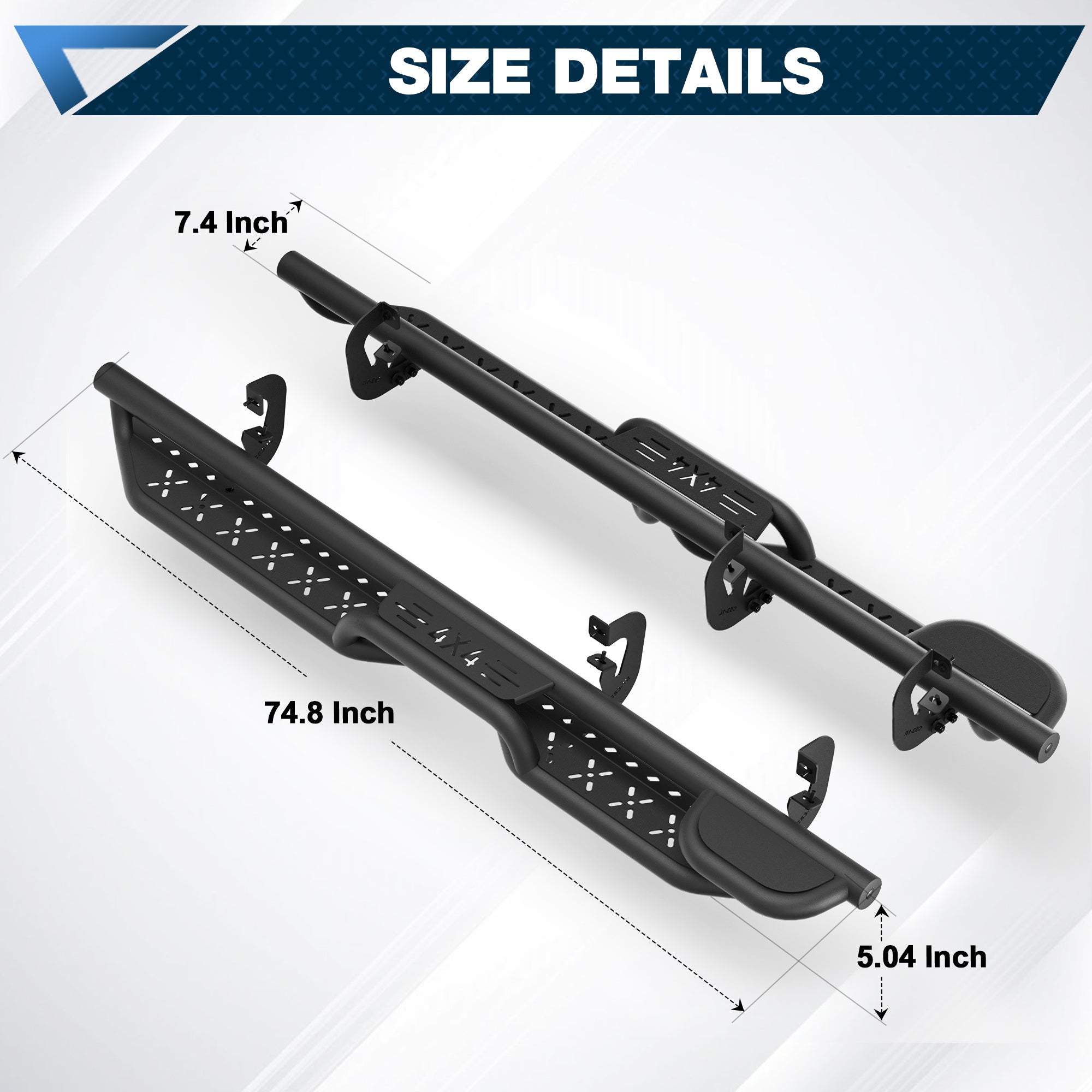 POFENZE Running Boards for 2007-2020 Chevy Tahoe, 2005-2020 GMC Yukon POFENZE 