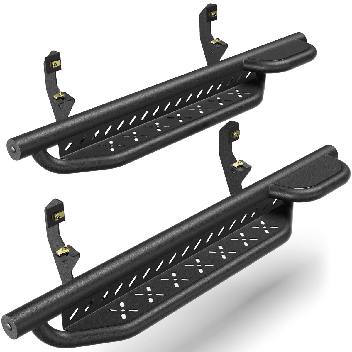 POFENZE Running Boards for 2019-2025 Chevy Silverado & GMC Sierra 1500/2500HD/3500HD Regular Cab POFENZE 