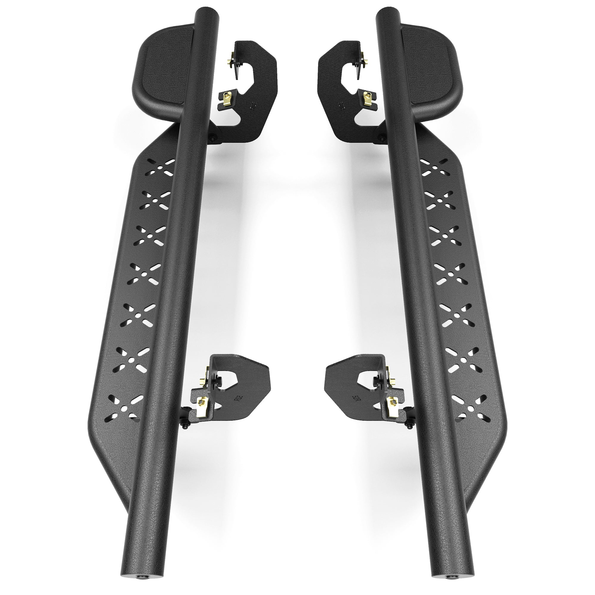 POFENZE Running Boards for 2019-2025 Chevy Silverado & GMC Sierra 1500/2500HD/3500HD Regular Cab POFENZE 