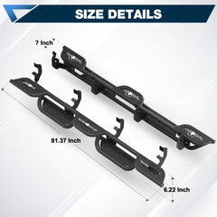 POFENZE Running Boards for 2019-2026 Chevy Silverado & GMC Sierra 1500 / 2500HD / 3500HD Crew Cab POFENZE 