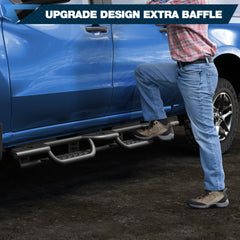 POFENZE Running Boards for 2019-2026 Chevy Silverado & GMC Sierra 1500 / 2500HD / 3500HD Crew Cab POFENZE 