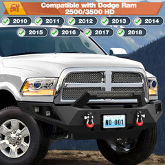 Ram 2500 Front Bumper for 2010-2018 Dodge Ram 2500/3500 Pickup Truck POFENZE 