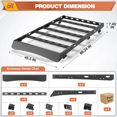 Roof Rack Cargo Storage Compatible with 2020-2026 Lincoln Aviator
