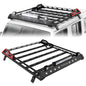 Roof Rack for 2007-2022 Jeep Wrangler JK JL 4 Door Roof Rack Cargo Basket with LED Lights POFENZE