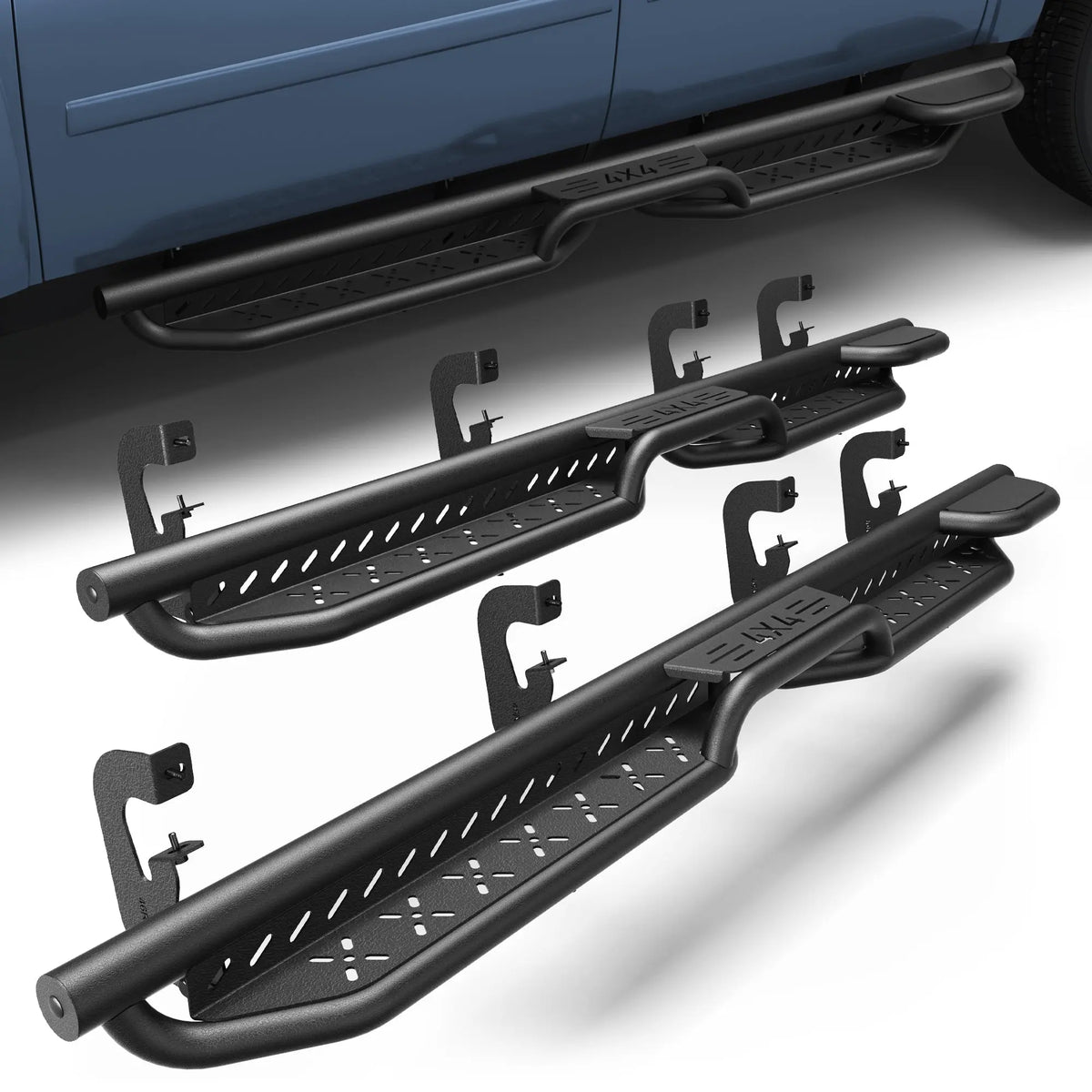 Running Boards Side Steps for 2006-2014 GMC Yukon XL Black Step Bars POFENZE
