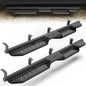 Running Boards for 2007-2021 Toyota Tundra Crew Cab with 4 Full-Size Doors Carbon Steel Powder-Coated Black Nerf Bars POFENZE