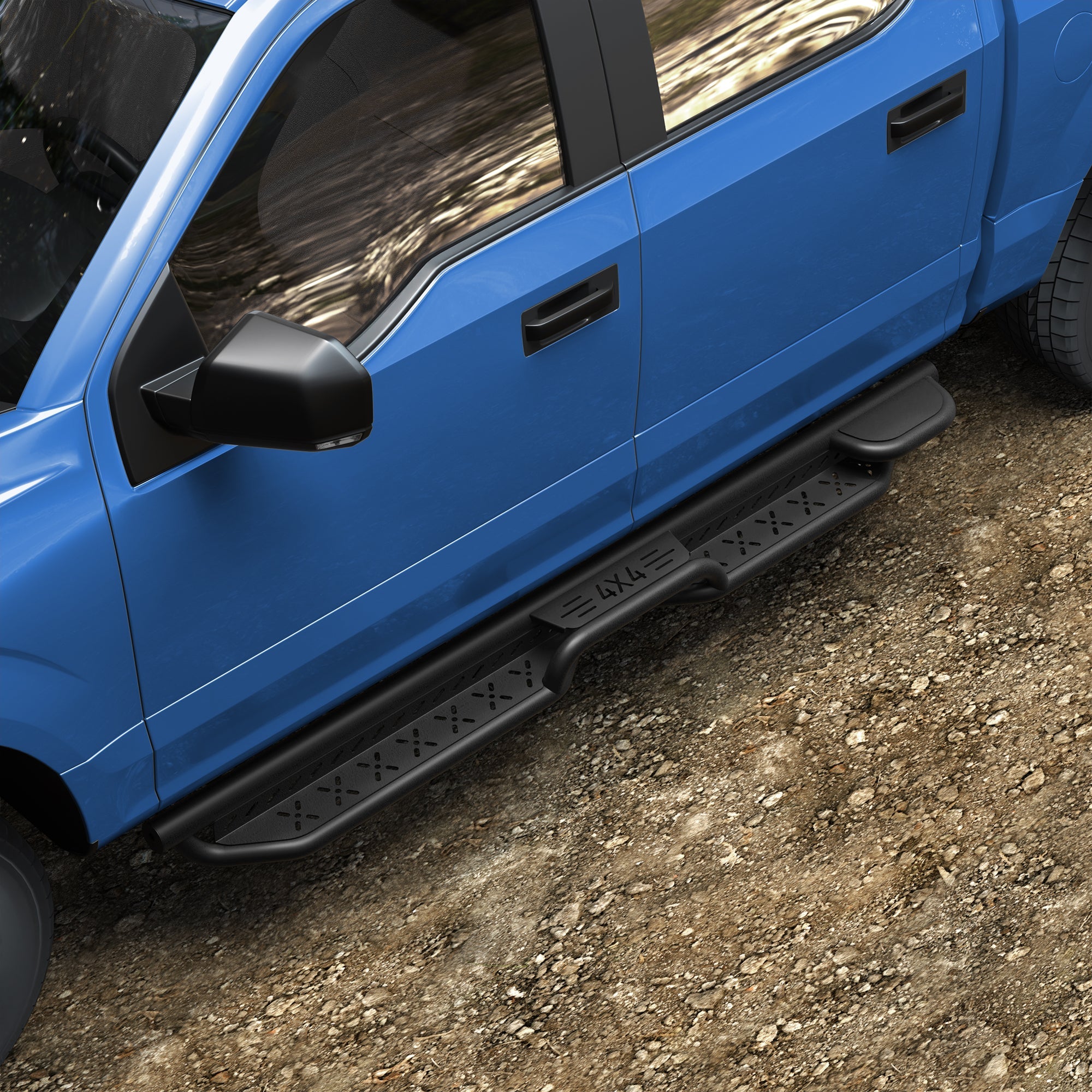 Running Boards for 2015-2026 Ford F-150 SuperCrew & 2017-2026 F-250 F-350 Crew Cab POFENZE 