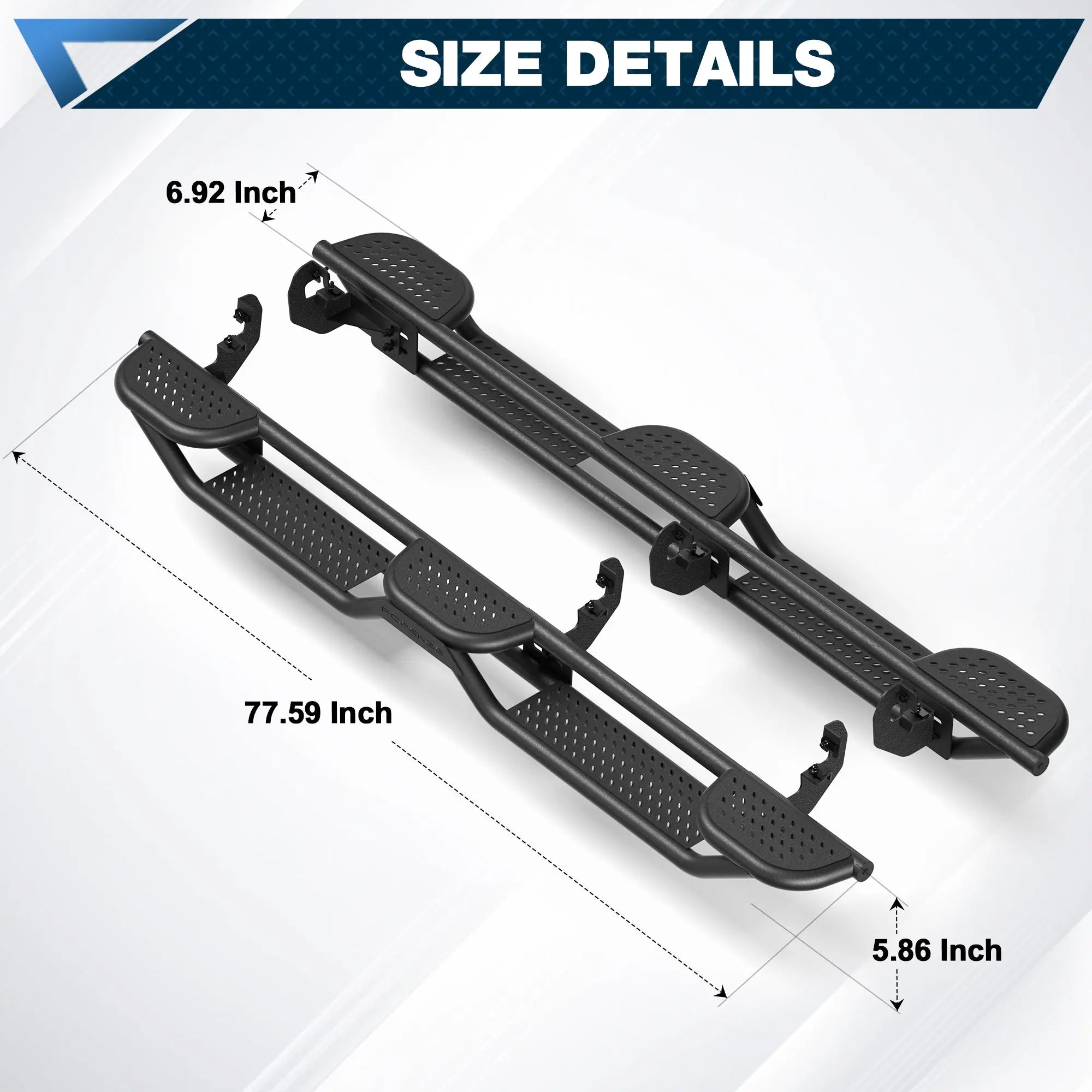 Running Boards for 2015–2026 Chevy Colorado & GMC Canyon Crew Cab POFENZE 