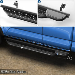 Bolt-On Mounting Hardware Kit for Toyota Tacoma Running Boards – POFENZE No-Drill Installation 2005-2023