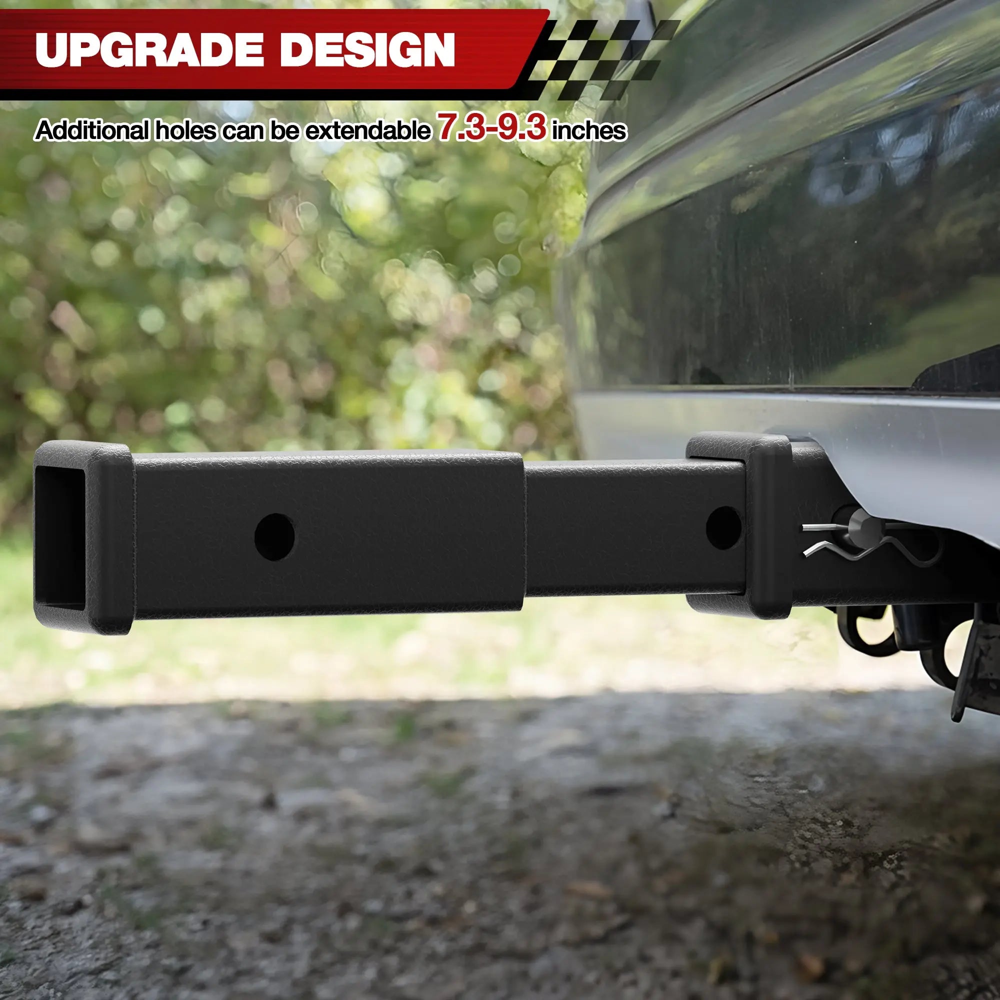 Trailer Hitch for 2 Inch Receiver Adjustable 7.3"-9.3" Drop Hitch 2 inch Receiver POFENZE