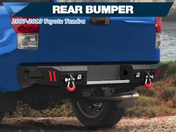 Tundra Front Bumper and Rear Bumper Set for 2007-2013 Toyota Tundra - POFENZE