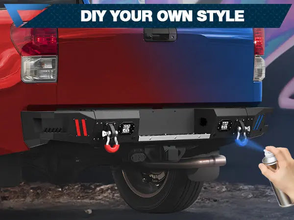 Tundra Front Bumper and Rear Bumper Set for 2007-2013 Toyota Tundra - POFENZE
