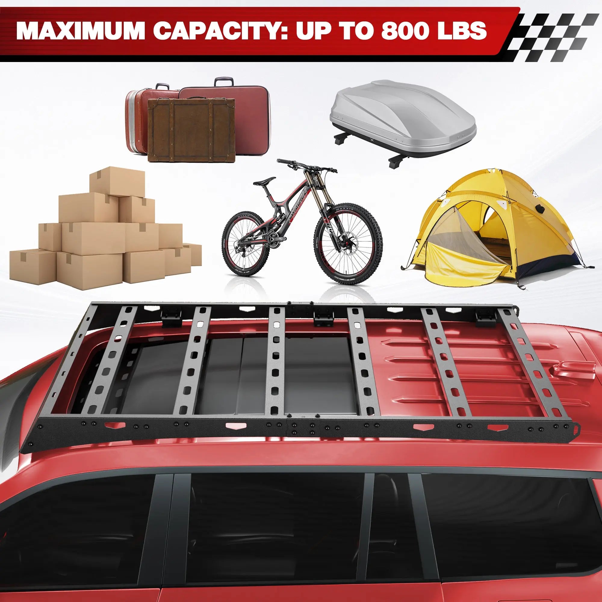 for Jeep Grand Cherokee WL & L 2021-2022-2023-2024-2025 Roof Rack - POFENZE